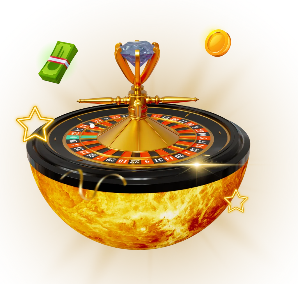 Golden Roulette Wheel